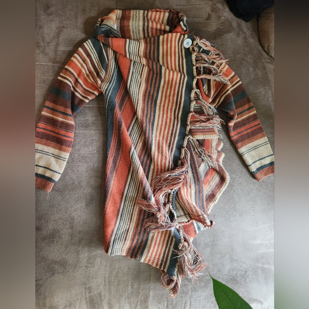 Wrap around sweater